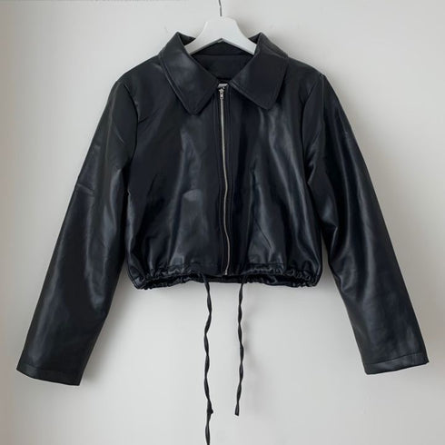 Women's Cool Autumn New Motorcycle Leather Jacket - ROUTINE FASHION